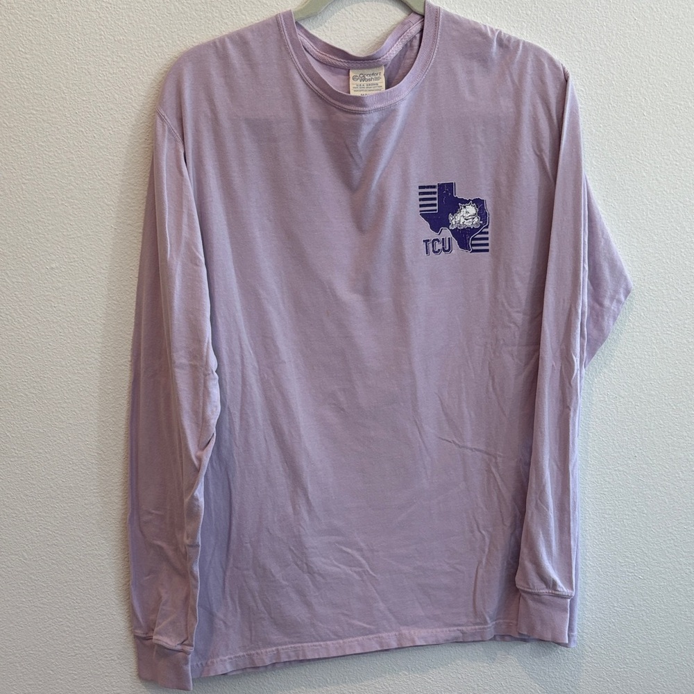 Purple Long Sleeve TCU Top